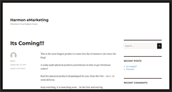 Desktop Screenshot of harmonemarketing.com